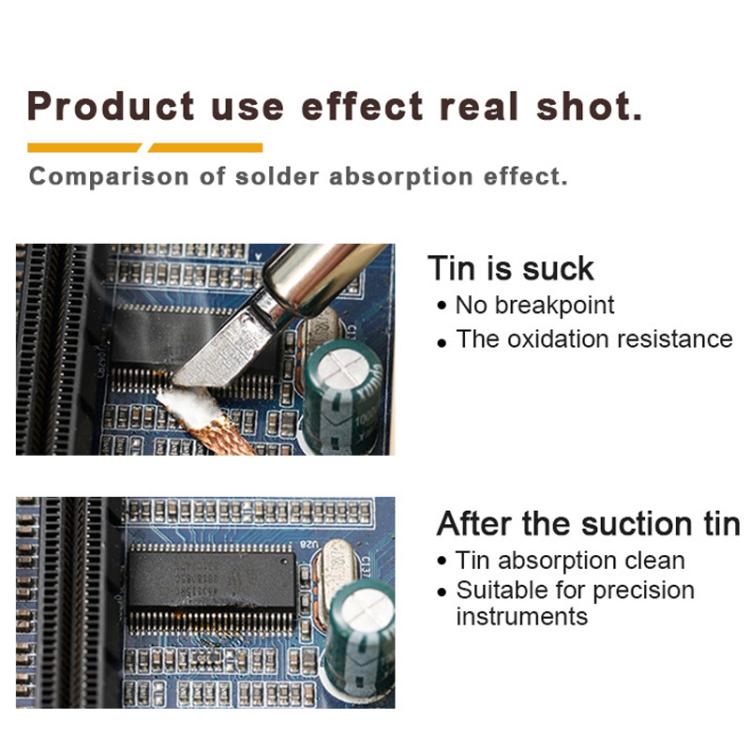 BAKU BK-3015 Solder Wick Remover Desoldering Braid for Electronics Repair