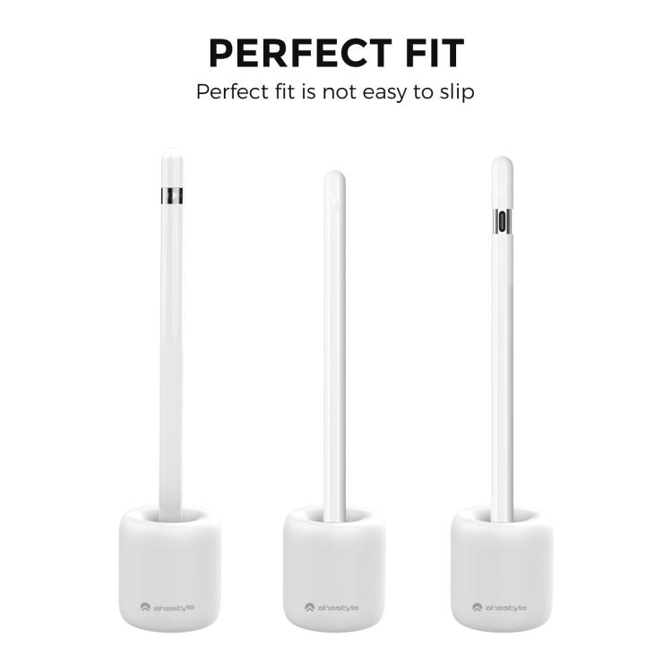For Apple Pencil USB-C / 2 / 1 AhaStyle BD01 Silicone Base Pen Holder(Black)