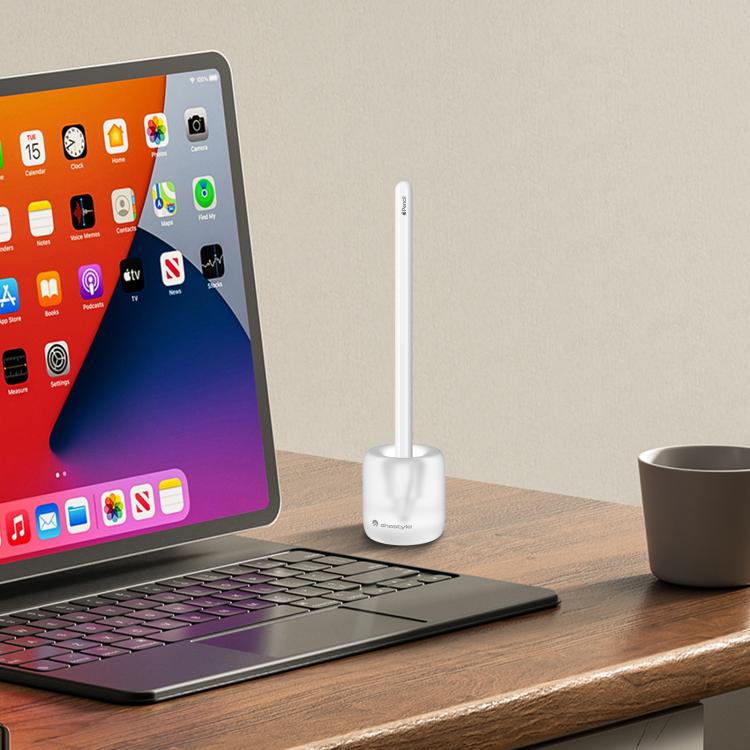 For Apple Pencil USB-C / 2 / 1 AhaStyle BD01 Silicone Base Pen Holder(Black)