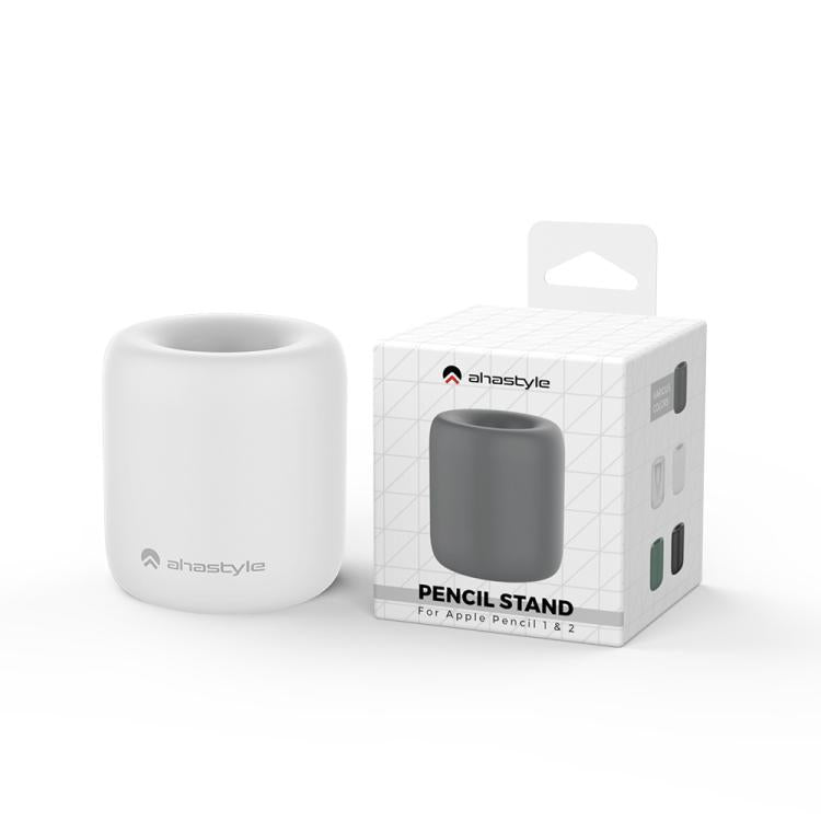 For Apple Pencil USB-C / 2 / 1 AhaStyle BD01 Silicone Base Pen Holder(Transparent)
