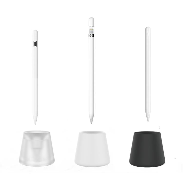 For Apple Pencil USB-C / 2 / 1 AhaStyle BD02 Silicone Base Pen Holder(White)