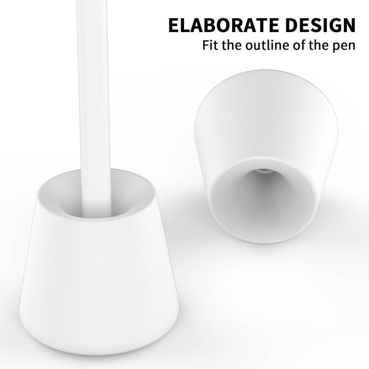 For Apple Pencil USB-C / 2 / 1 AhaStyle BD02 Silicone Base Pen Holder(Light Blue)