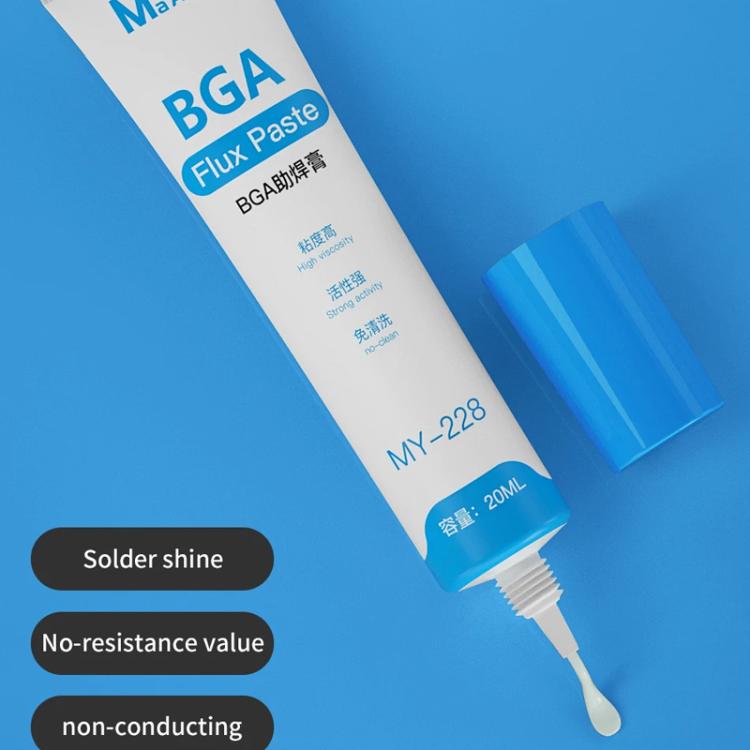 MaAnt MY-228 Chip Cell Phone Repair Soldering BGA Flux Paste No Lead / Halogen Flux No Cleaning