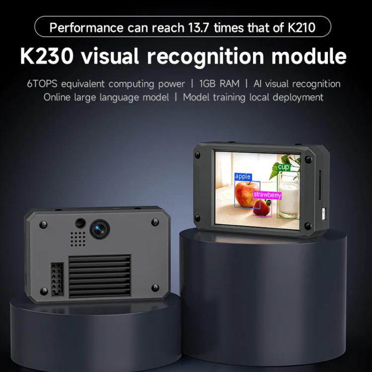 Yahboom K230 Vision Module With 2.4-Inch HD Touch Screen 32G TF Card With Fixed Bracket