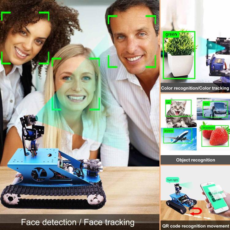 Yahboom K230 Vision Module With 2.4-Inch HD Touch Screen 32G TF Card With 2DOF Electric PTZ