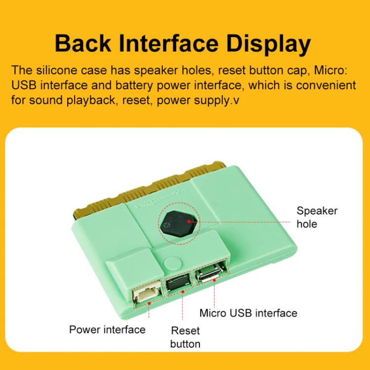 Yahboom For Micro:bit V1.5/ V2 Board Silicone Case Protective Shell(Green)