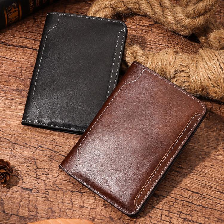 HUMERPAUL BP734 Leather Passport Document Holder(Brown)
