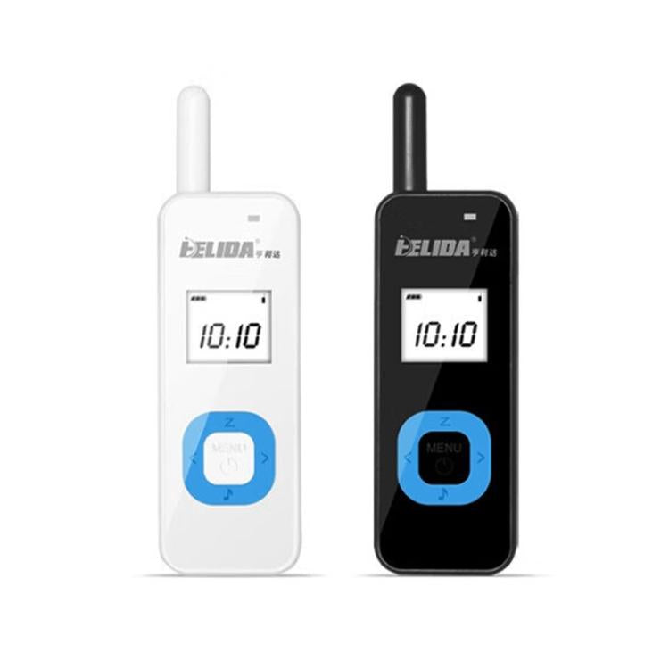 HELIDA T-M1 Mini Portable Rechargeable Two-Way Radio 22 Channels Compact Walkie Talkie EU Plug Black