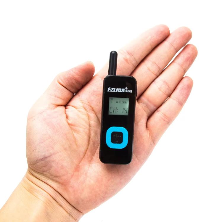 HELIDA T-M1 Mini Portable Rechargeable Two-Way Radio 22 Channels Compact Walkie Talkie EU Plug White
