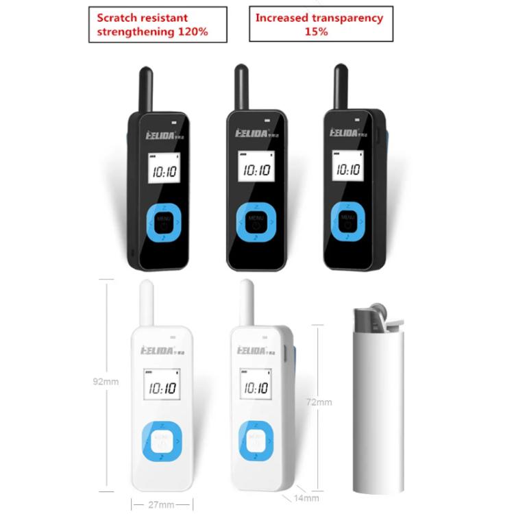 HELIDA T-M1 Mini Portable Rechargeable Two-Way Radio 22 Channels Compact Walkie Talkie EU Plug White