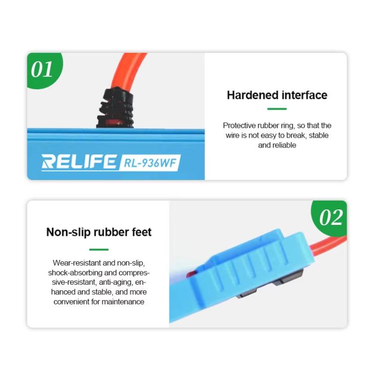 RELIFE RL-936WF Battery Spot Welding Fixture Anti-static Mobile Phone Battery Holder