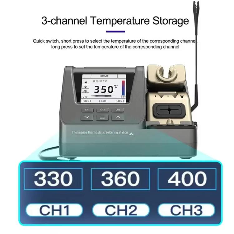 GVM H3 Smart 3 In 1 Electric Welding Station Mainboard Soldering Iron Smartphone Repair Smart Constant Temperature Soldering Iron US Plug