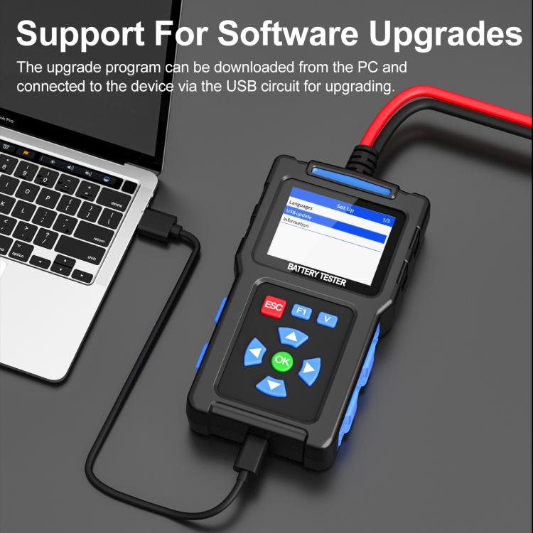 12/24V Multi-Function Car Battery Fault Diagnosis Tester, BT300
