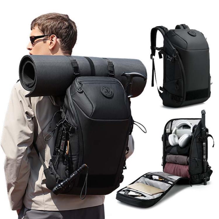 BANGE  FW-226 Men Outdoor Large Capacity Backpack Sports Bag(Black)