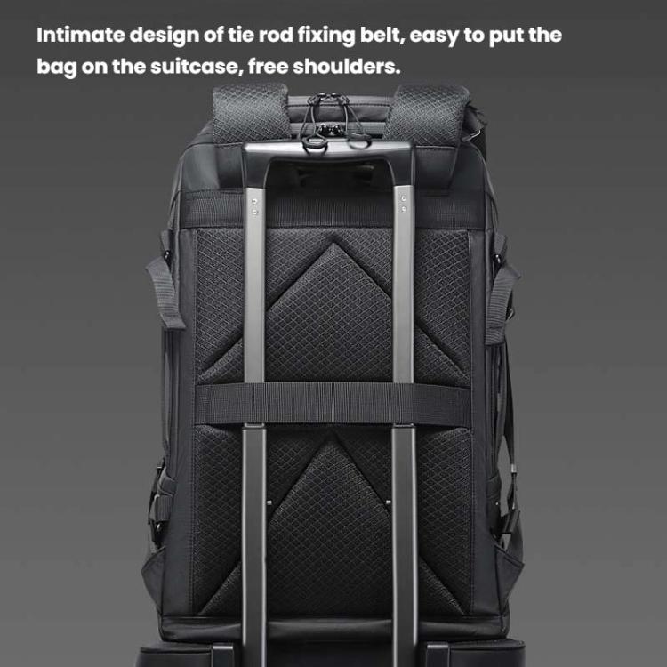 BANGE  FW-226 Men Outdoor Large Capacity Backpack Sports Bag(Black)