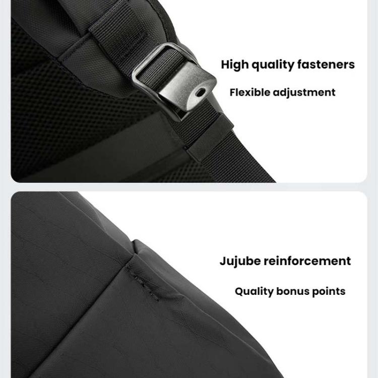 BANGE BG-3078 Business Commuting Large Capacity Backpack Computer Pack(Grey)