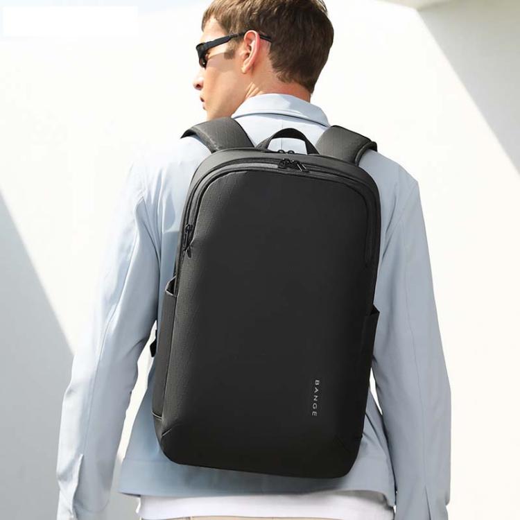 BANGE BG-3068 Men Light Business Commuting Computer Bag Student Schoolbag(Blue)