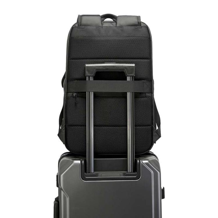 BANGE BG-3068 Men Light Business Commuting Computer Bag Student Schoolbag(Black)