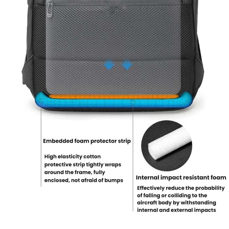 BANGE BG-3068 Men Light Business Commuting Computer Bag Student Schoolbag(Blue)