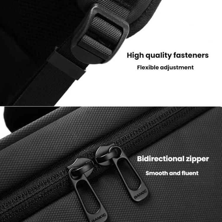 BANGE BG-3068 Men Light Business Commuting Computer Bag Student Schoolbag(Grey)