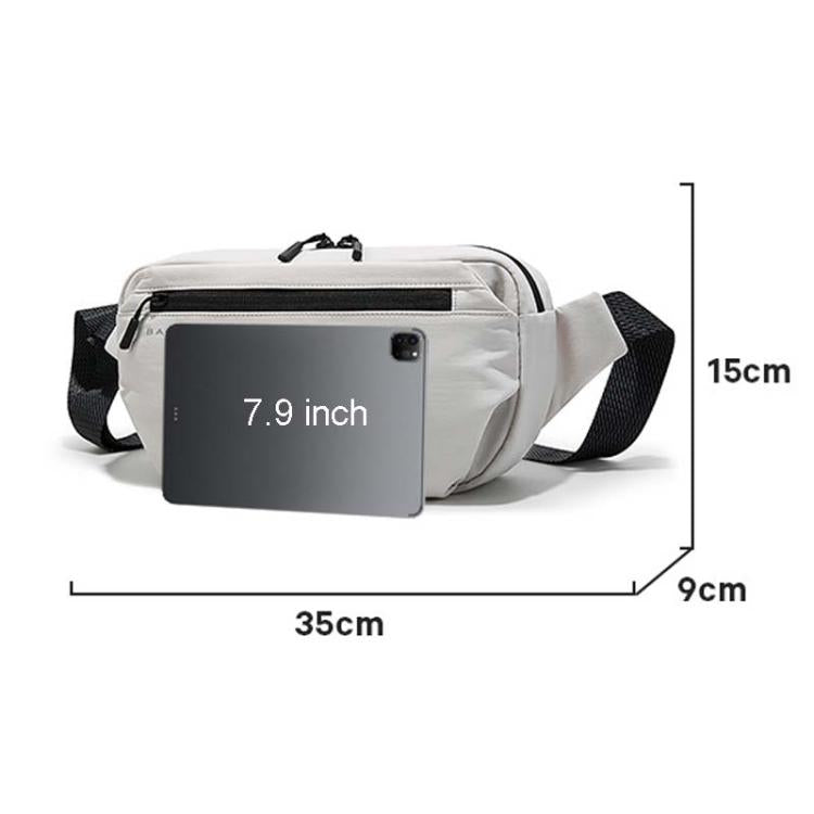 BANGE BG-7851 Men Crossbody Bag Multifunctional Lightweight Casual Commuting Chest Pack Small Shoulder Bag(Yellow)