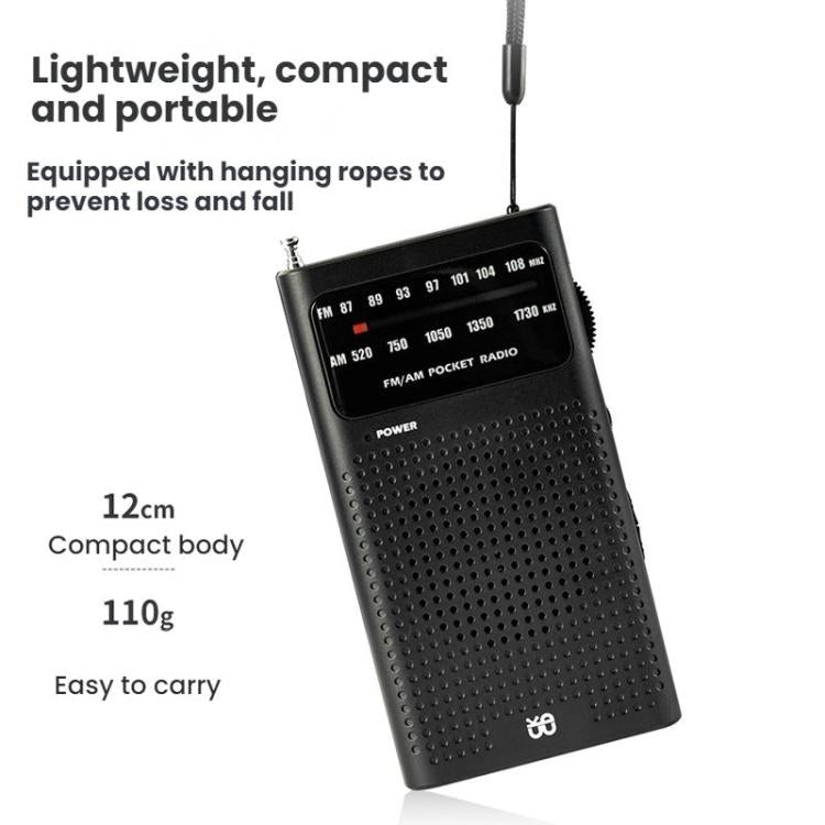 FM/AM Full-Band Channel Pocket Portable Pointer Radio Player
