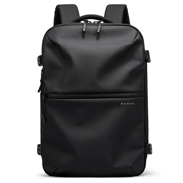 BANGE BG-7875 Large Capacity Shoulder Bag Business Travel Multifunctional Computer Backpack(Black)