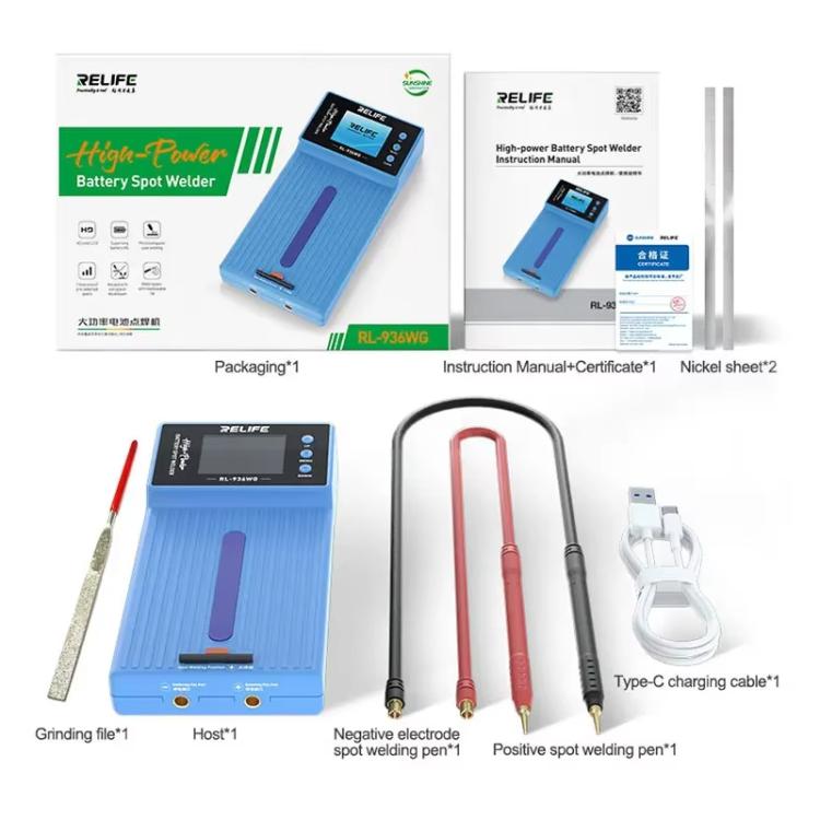 RELIFE RL-936WG High Power Battery Spot Welder Mobile Phone Repair Battery Spot Welder