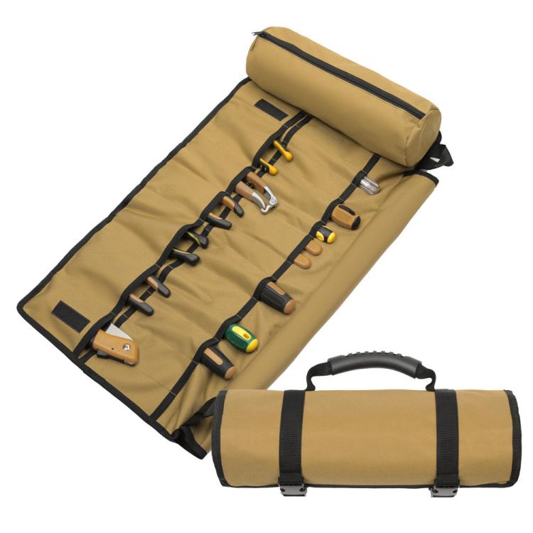 WESSLECO Thickened Wear-resistant Waterproof Parts Storage Tool Pack(Brown)