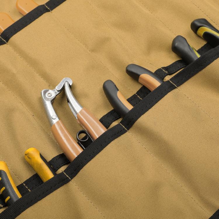 WESSLECO Thickened Wear-resistant Waterproof Parts Storage Tool Pack(Brown)