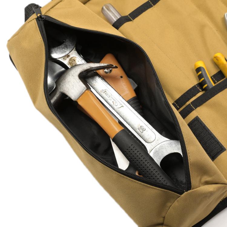 WESSLECO Thickened Wear-resistant Waterproof Parts Storage Tool Pack(Brown)