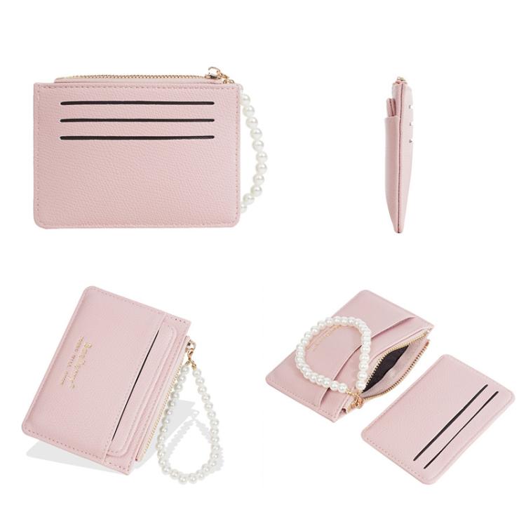 Baellerry N8356 Women Card Holder Multi Card Slot Coin Purse(Light Beige)