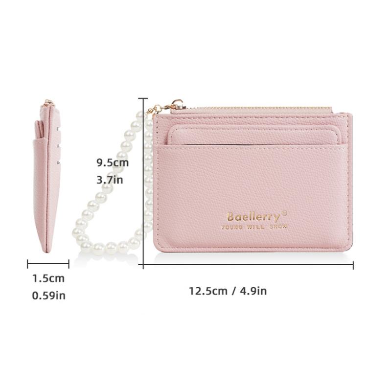 Baellerry N8356 Women Card Holder Multi Card Slot Coin Purse(Blue)