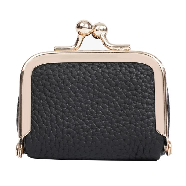 Baellerry D3069 Women Coin Purse Jewelry Box Accessory Pouch(Black)
