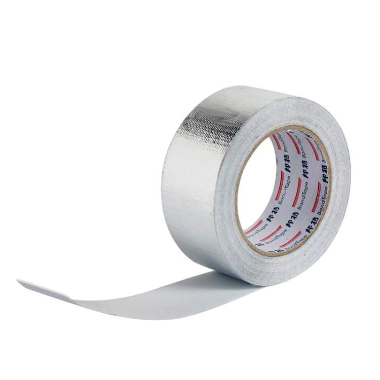 BondTape 8cm x 23m Fiberglass Aluminum Foil Tape High Temperature Resistant for HVAC Duct, Pipe Repair, Leak Sealing