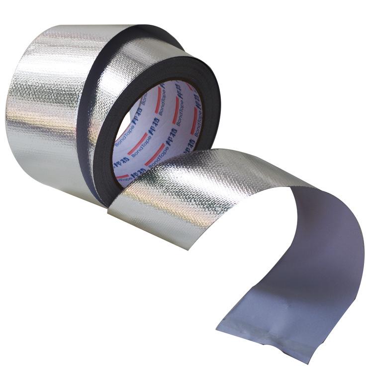 BondTape 8cm x 23m Fiberglass Aluminum Foil Tape High Temperature Resistant for HVAC Duct, Pipe Repair, Leak Sealing