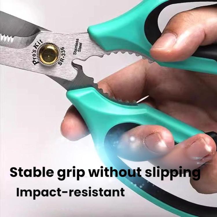 ProsKit SR-336 Multifunctional Stainless Steel Universal Scissors