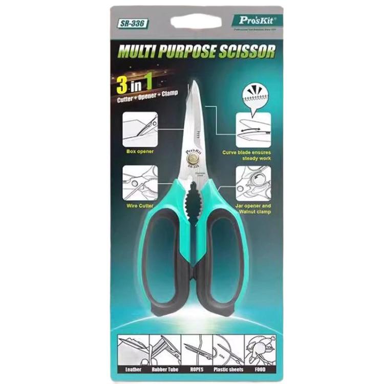 ProsKit SR-336 Multifunctional Stainless Steel Universal Scissors