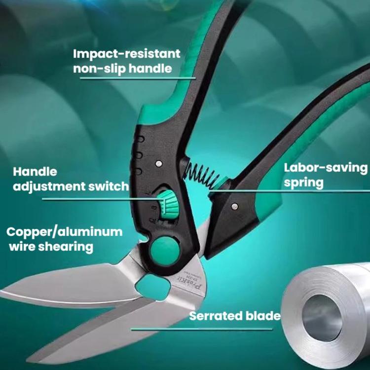 ProsKit SR-339 Multifunctional Stainless Steel Universal Scissors