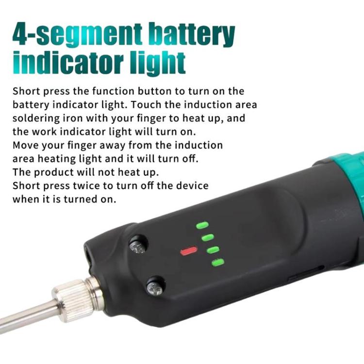 ProsKit SI-B165 12W Wireless Touch Controlled Soldering Iron USB Rechargeable Constant Temperature Outdoor Repair Soldering Pen