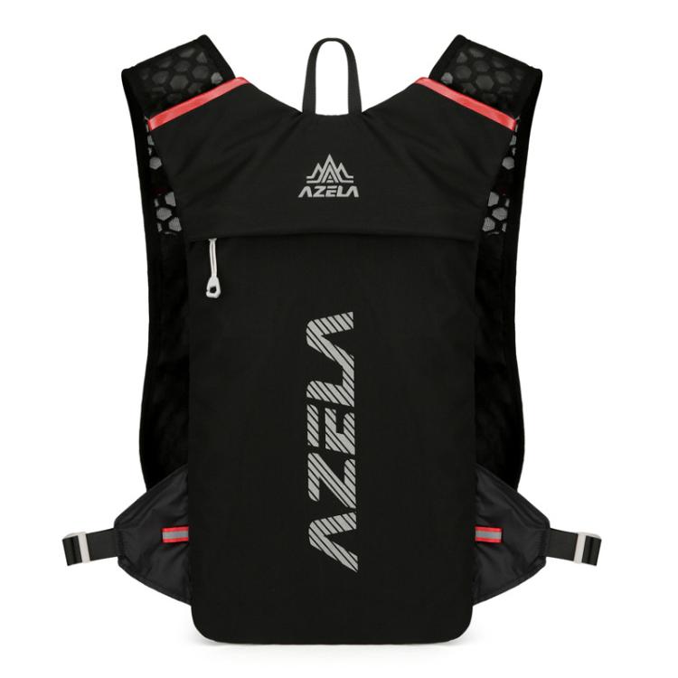 AZELA A1314 Outdoor Sports Backpack Portable Cycling Bag Breathable Lightweight Running Backpack(Black)