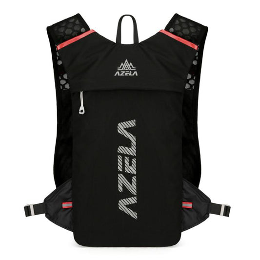AZELA A1314 Outdoor Sports Backpack Portable Cycling Bag Breathable Lightweight Running Backpack(Black)