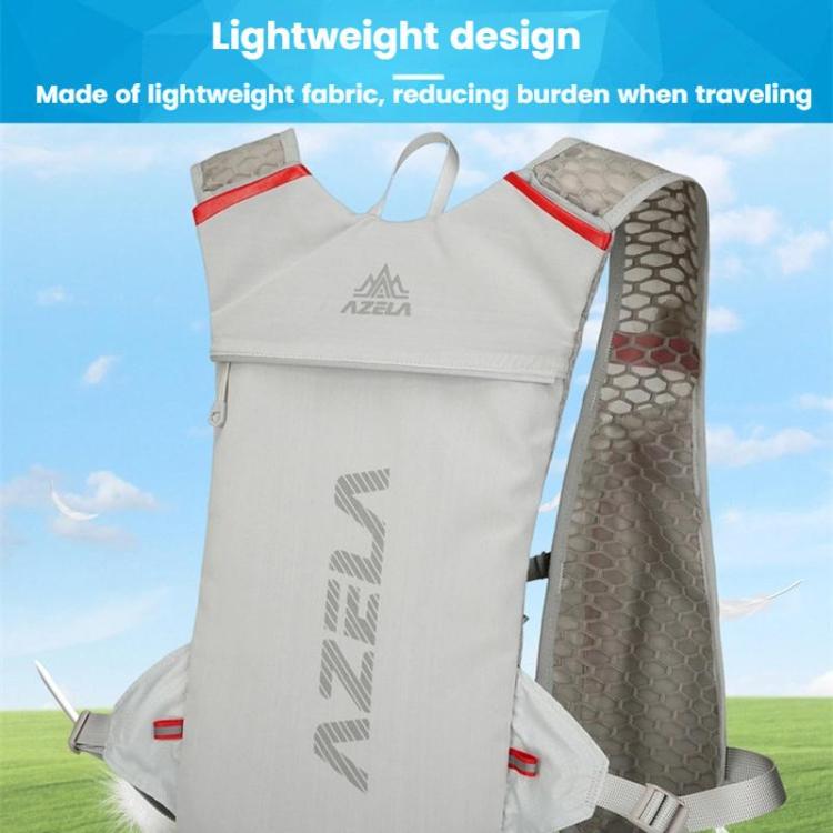AZELA A1314 Outdoor Sports Backpack Portable Cycling Bag Breathable Lightweight Running Backpack(Black)