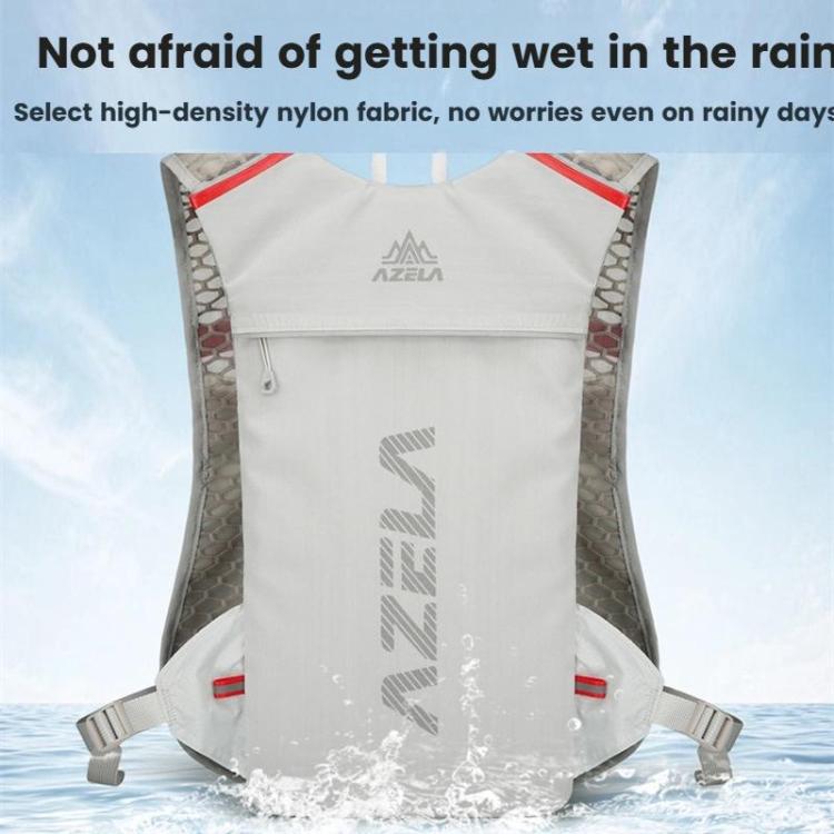 AZELA A1314 Outdoor Sports Backpack Portable Cycling Bag Breathable Lightweight Running Backpack(Black)