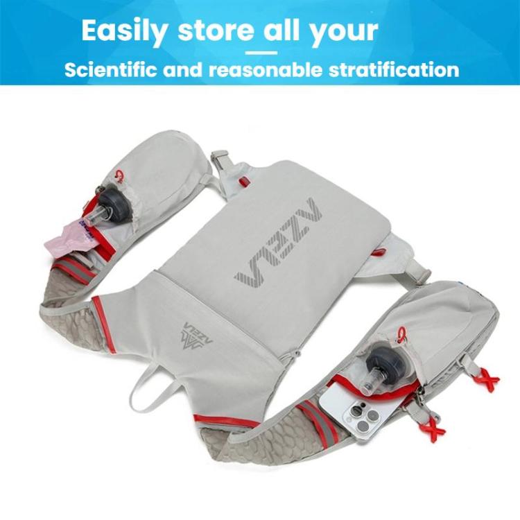 AZELA A1314 Outdoor Sports Backpack Portable Cycling Bag Breathable Lightweight Running Backpack(Red)