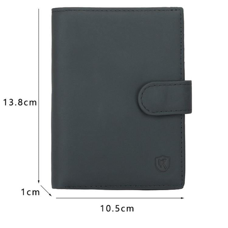 DKER YP-262 Anti-Skimming Passport Organizer ID Protection Wallet(Black)