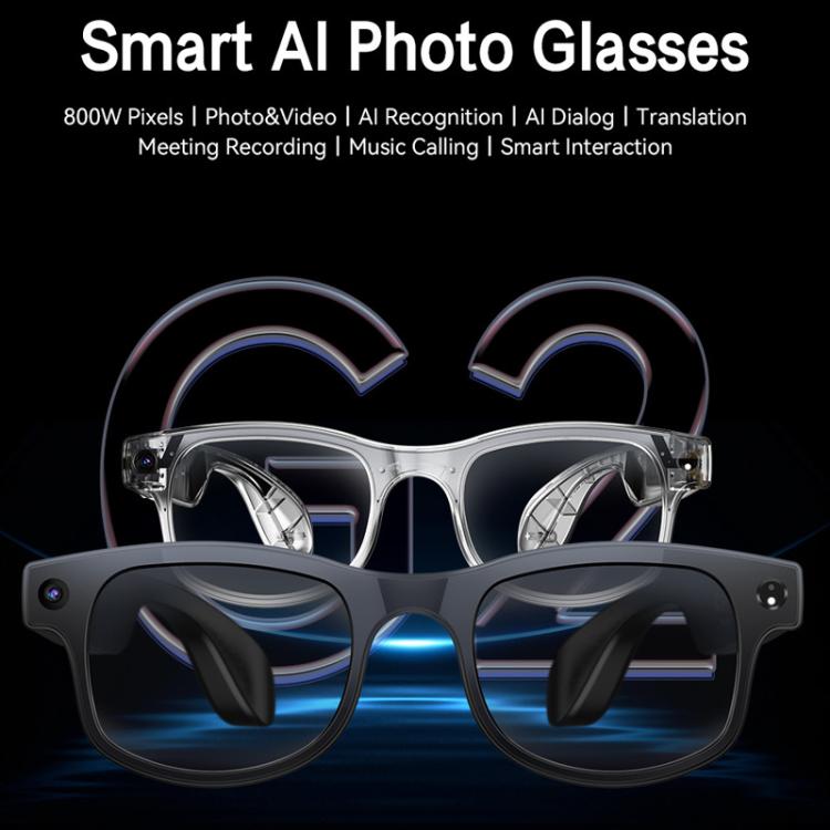 AIMB-G2 Smart AI Glasses with 8MP Camera, AI Translation & Human Recognition