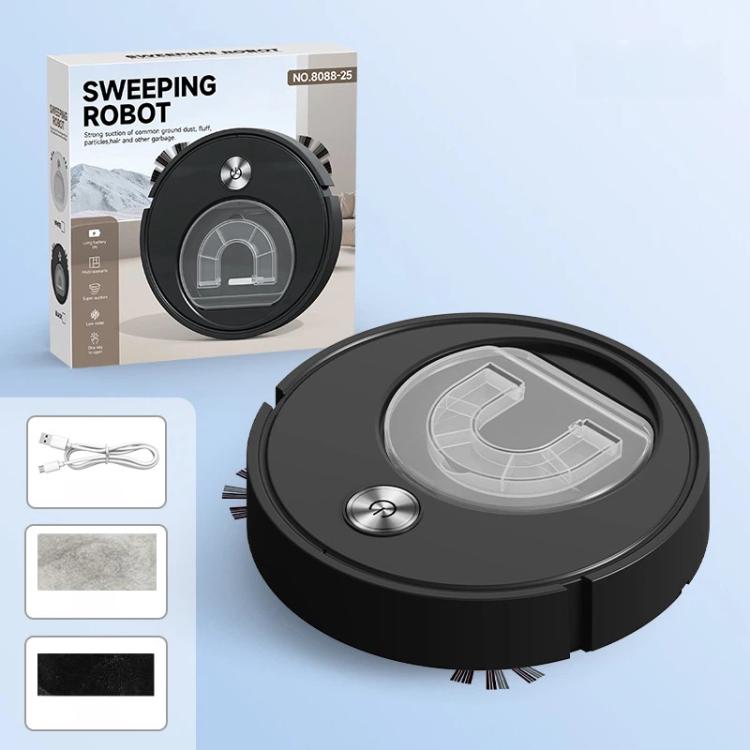 Robot Vacuum Cleaner 3-in-1 Sweeping, Vacuuming & Mopping With Visual Large Dustbin