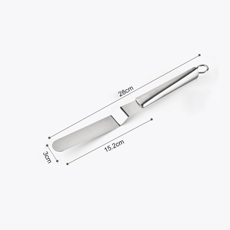 Stainless Steel Cream Spatula Stainless Steel Bell Knife Cake Spatula Baking Scraper Baking Tools