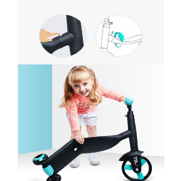 nadle FoldableThree-wheeled Three-mode Balance Bicycle Child Scooter(Red)